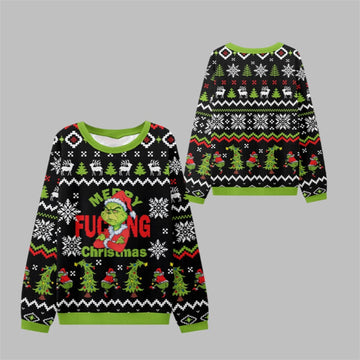 2026 Christmas Grnch Christmas Ugly Sweater - Moonbestprint