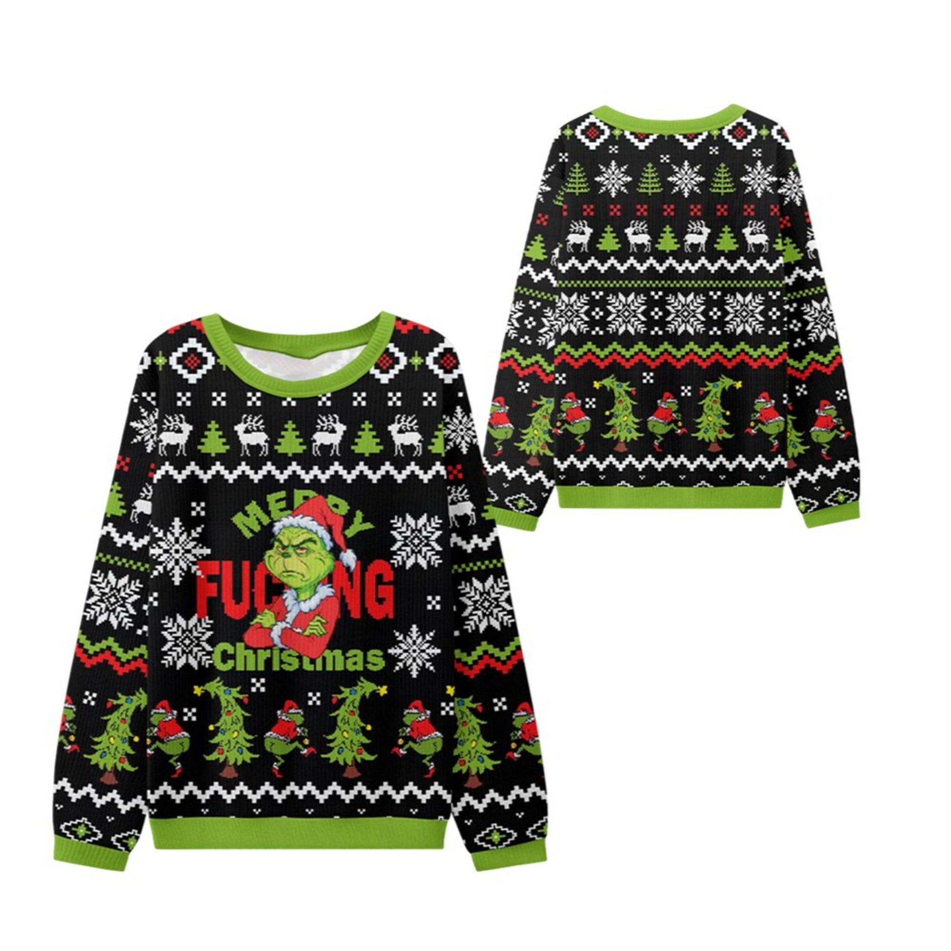 2026 Christmas Grnch Christmas Ugly Sweater - Moonbestprint