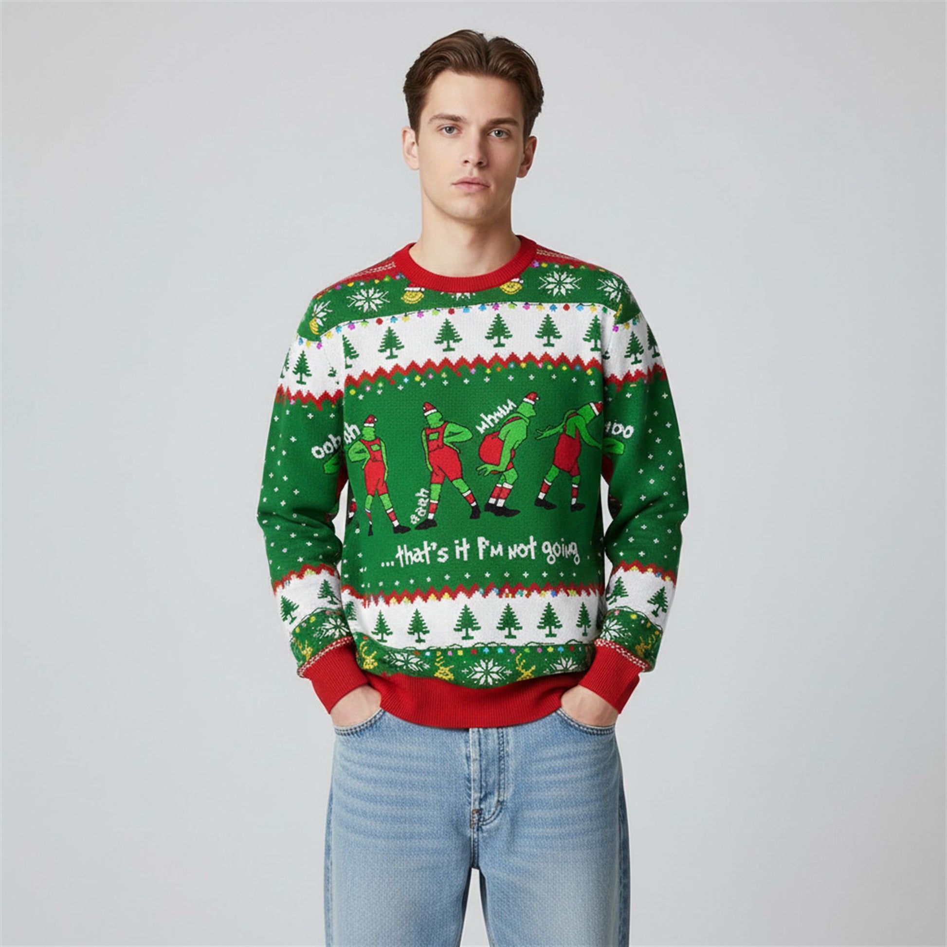 2026 Christmas Grnch Thats It Im Not Going Ugly Sweater - Moonbestprint