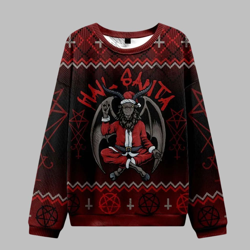 2026 Christmas Hail Santa Ugly Christmas Sweater - Moonbestprint