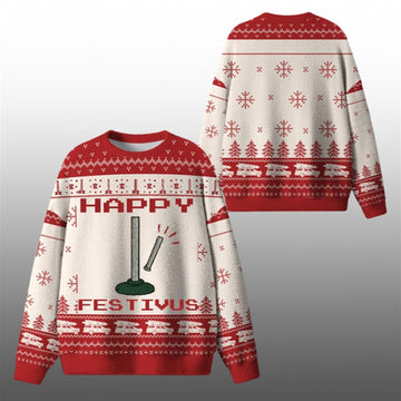 2026 Christmas Happy Festivus Ugly Sweater - Moonbestprint