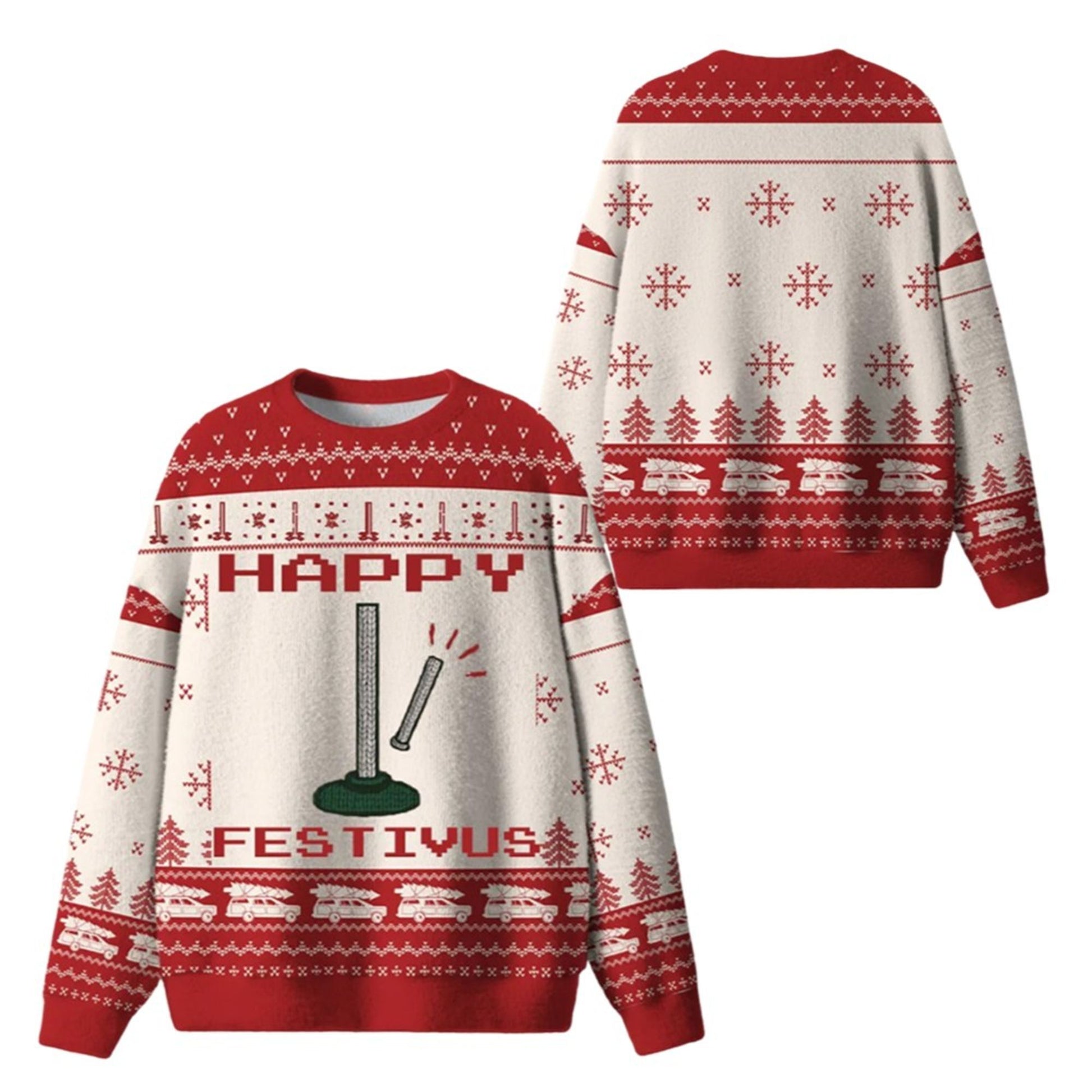2026 Christmas Happy Festivus Ugly Sweater - Moonbestprint