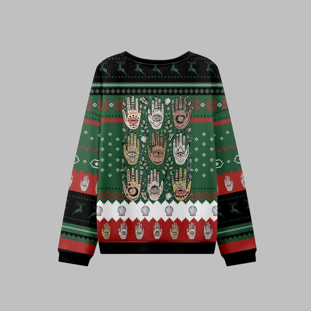 2026 Christmas Helping Hands Ugly Christmas Sweater - Moonbestprint