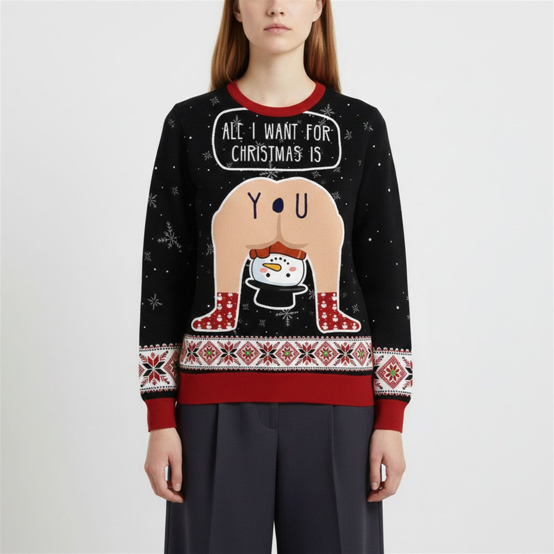 2026 Christmas Hilarious Situations Ugly Sweater - Moonbestprint