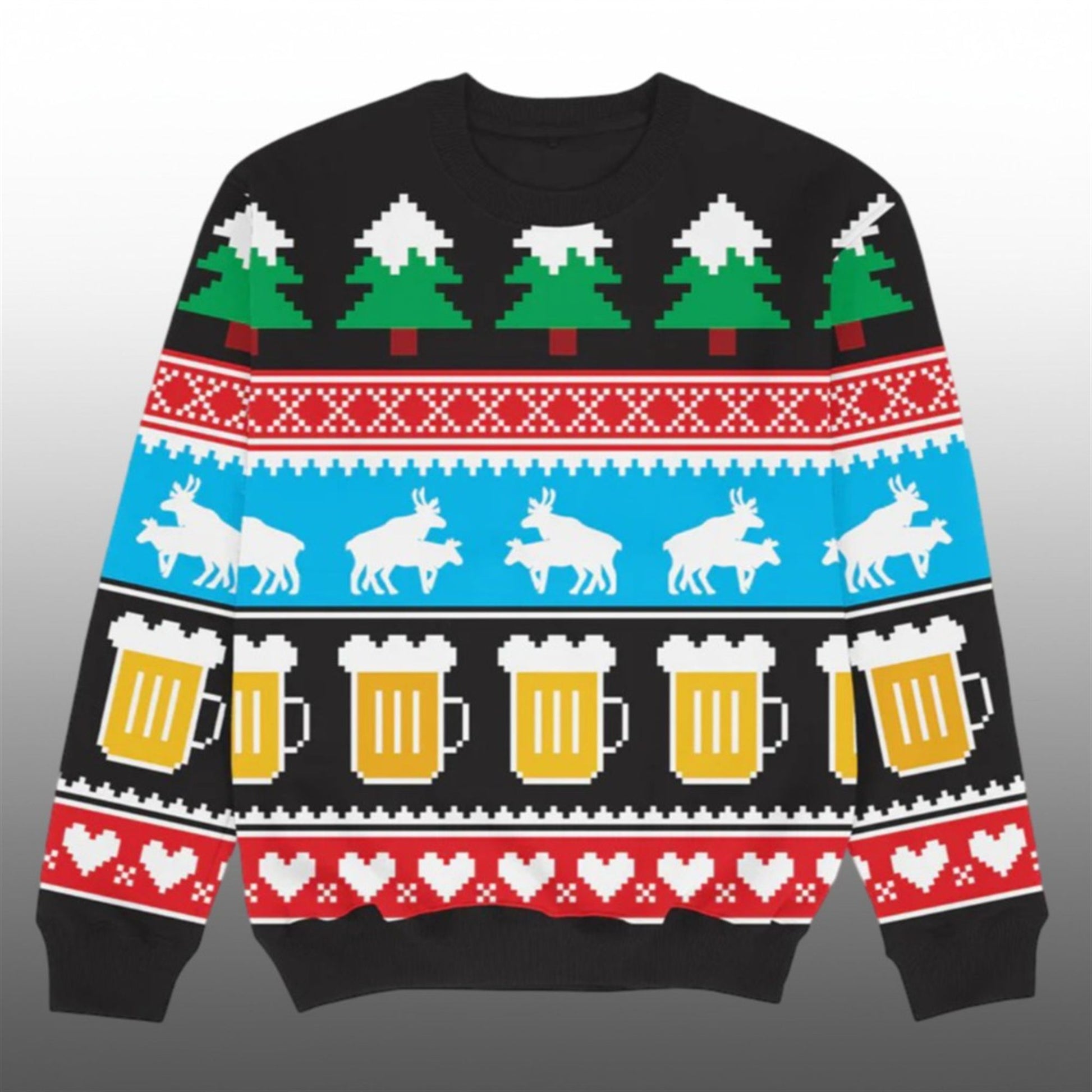2026 Christmas Holiday Pattern Ugly Sweater - Moonbestprint