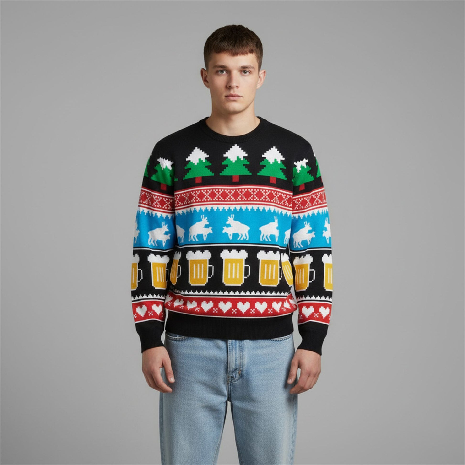 2026 Christmas Holiday Pattern Ugly Sweater - Moonbestprint