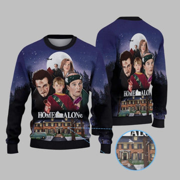 2026 Christmas Home Alone Christmas Ugly Sweater - Moonbestprint