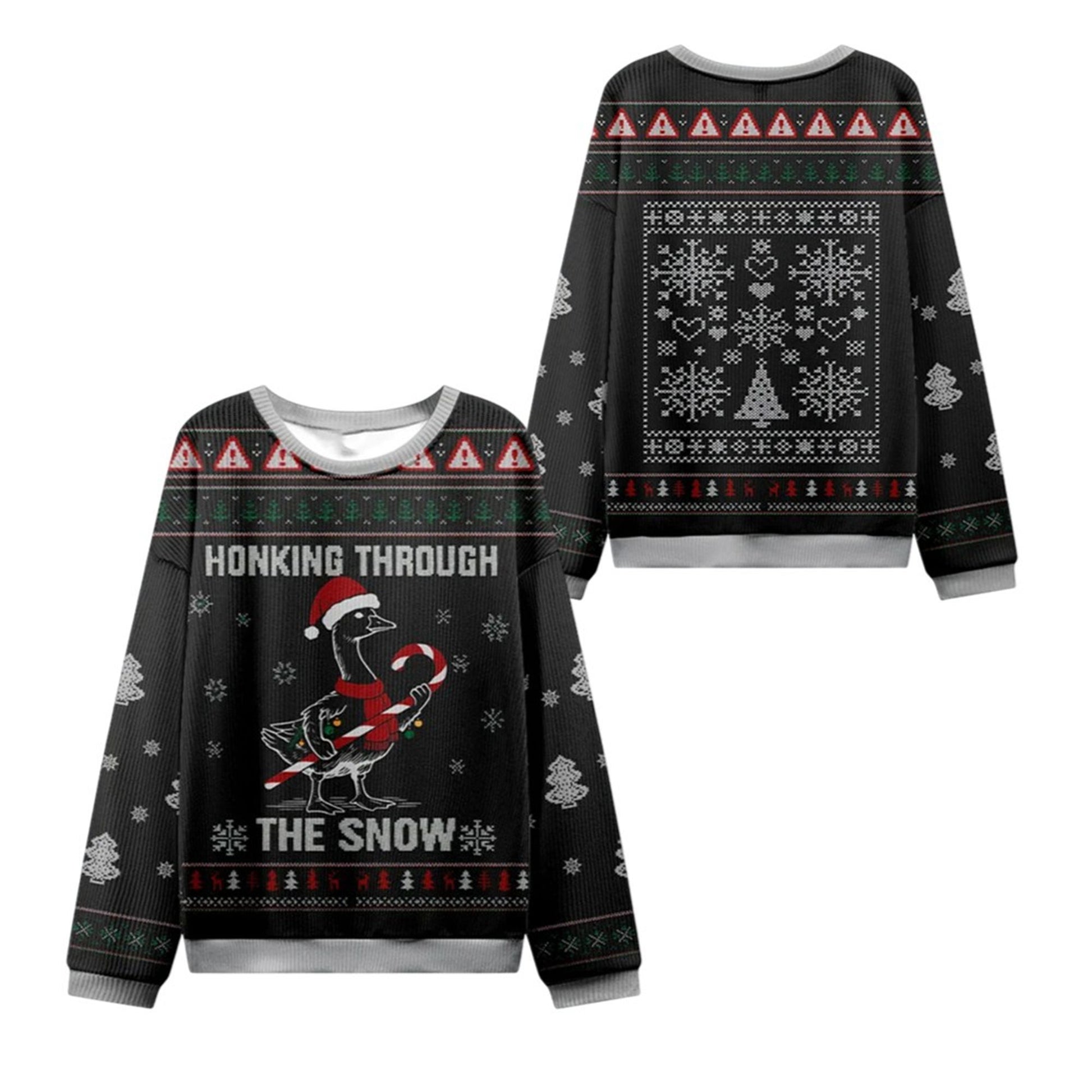 2026 Christmas Honking Through the Snow Ugly Sweater - Moonbestprint