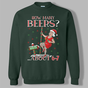 2026 Christmas How Many Beer About 6 7 Ugly Sweater - Moonbestprint