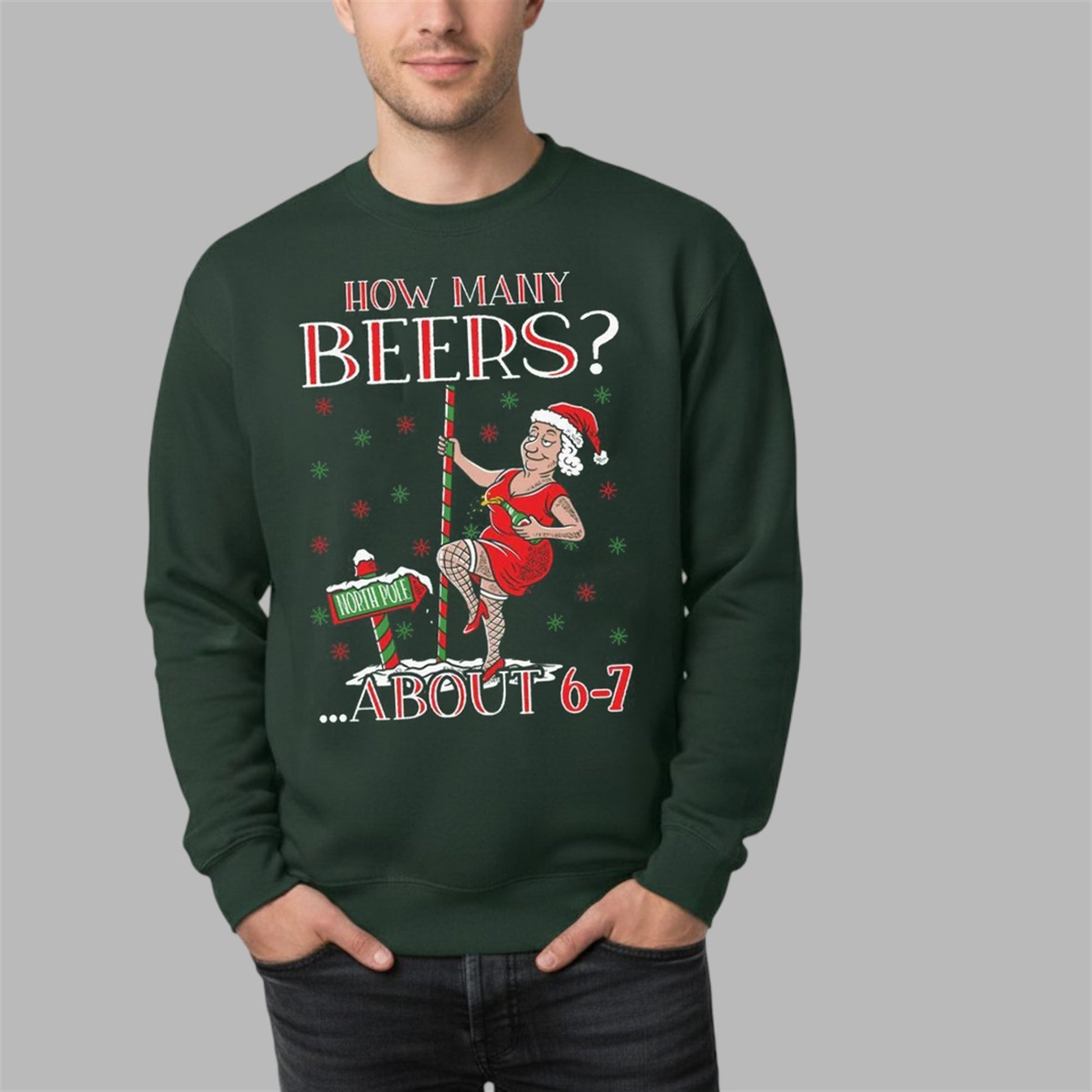 2026 Christmas How Many Beer About 6 7 Ugly Sweater - Moonbestprint