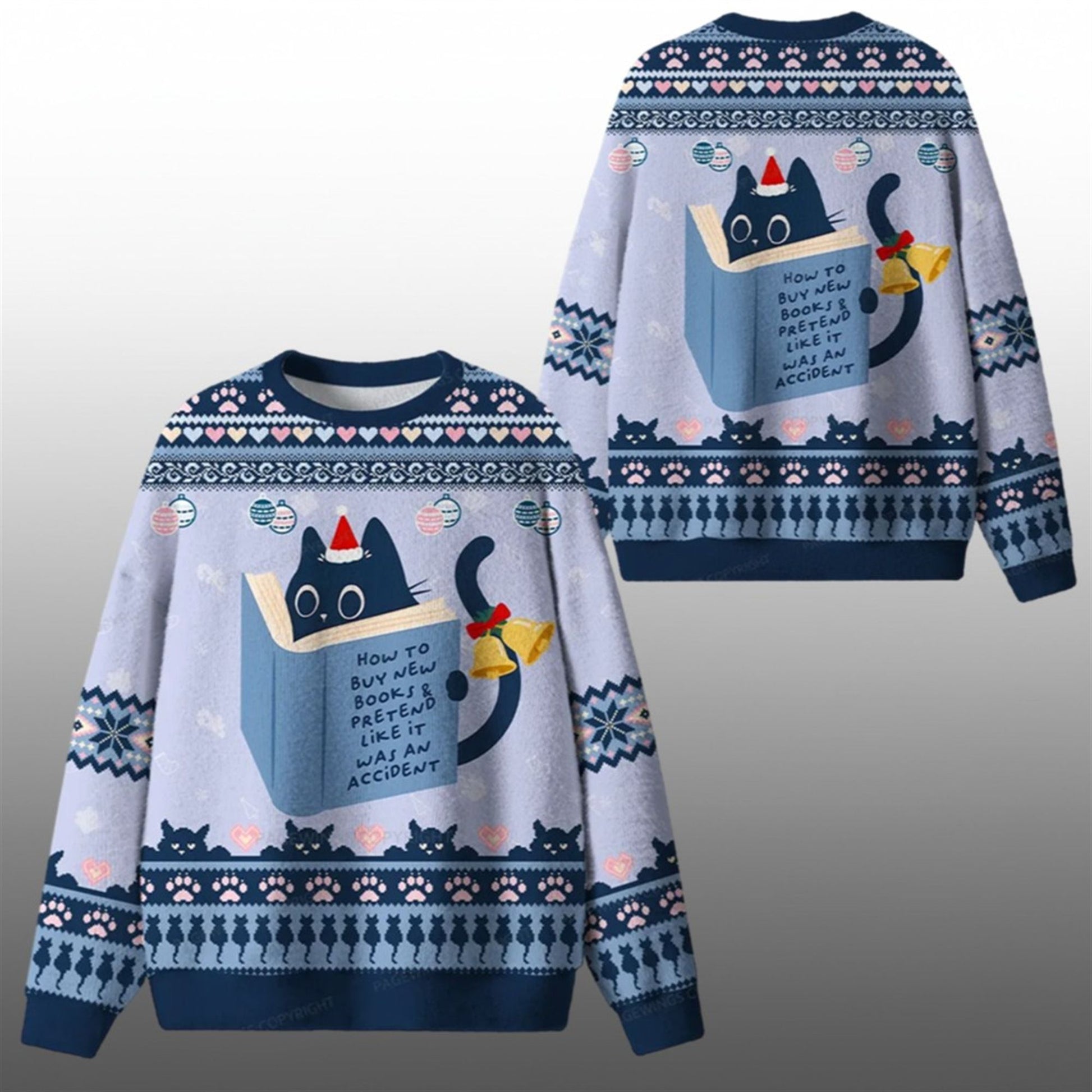 2026 Christmas How To Buy New Books Ugly Sweater - Moonbestprint