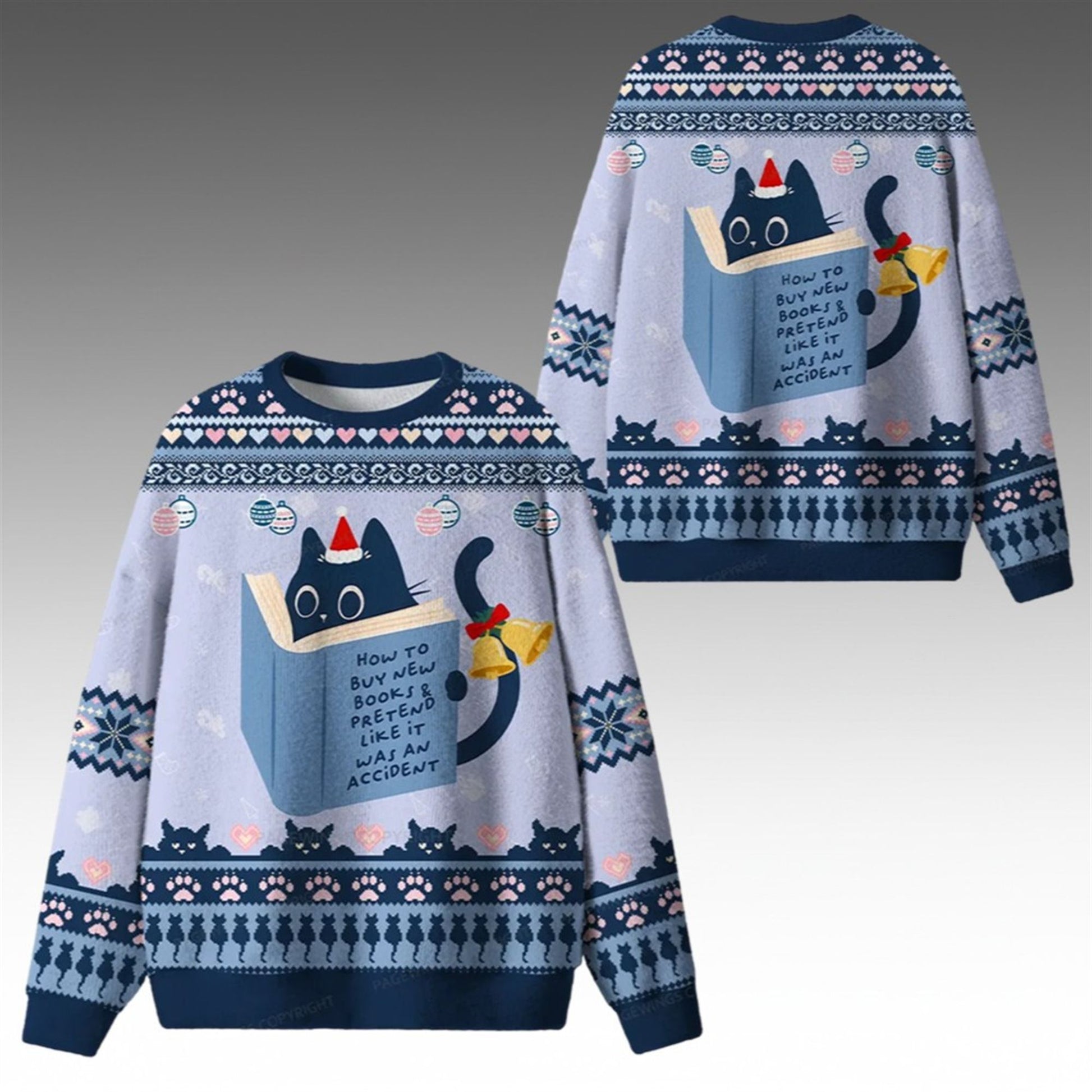 2026 Christmas How To Buy New Books Ugly Sweater - Moonbestprint