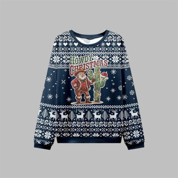 2026 Christmas Howdy Christmas Ugly Sweater - Moonbestprint