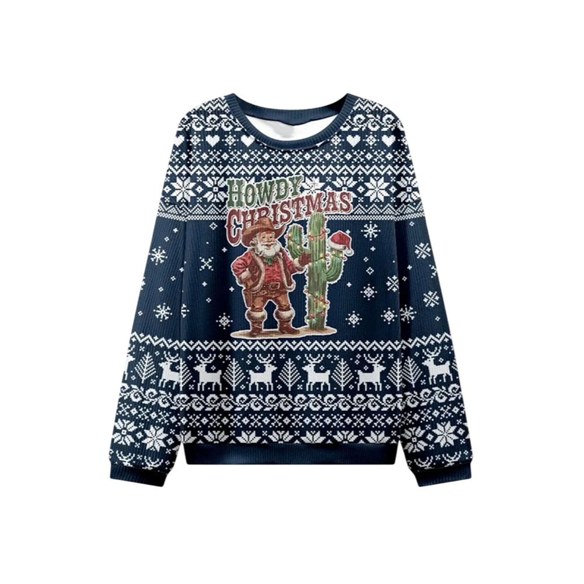 2026 Christmas Howdy Christmas Ugly Sweater - Moonbestprint