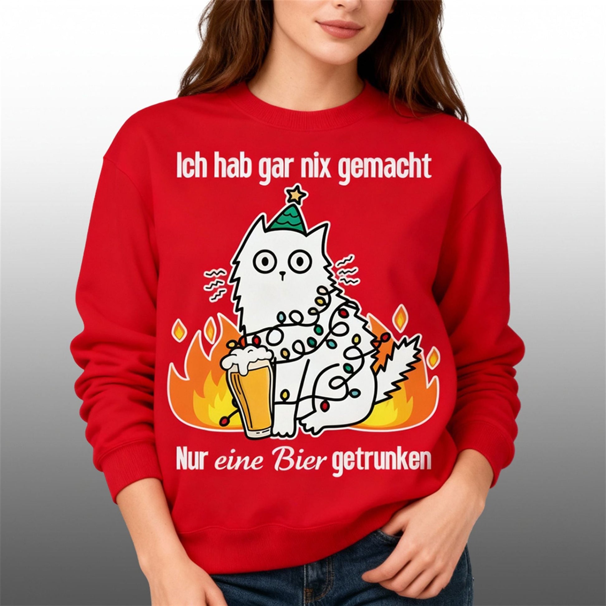 2026 Christmas Ich Hab Gar Nix Gemacht Ugly Sweater - Moonbestprint