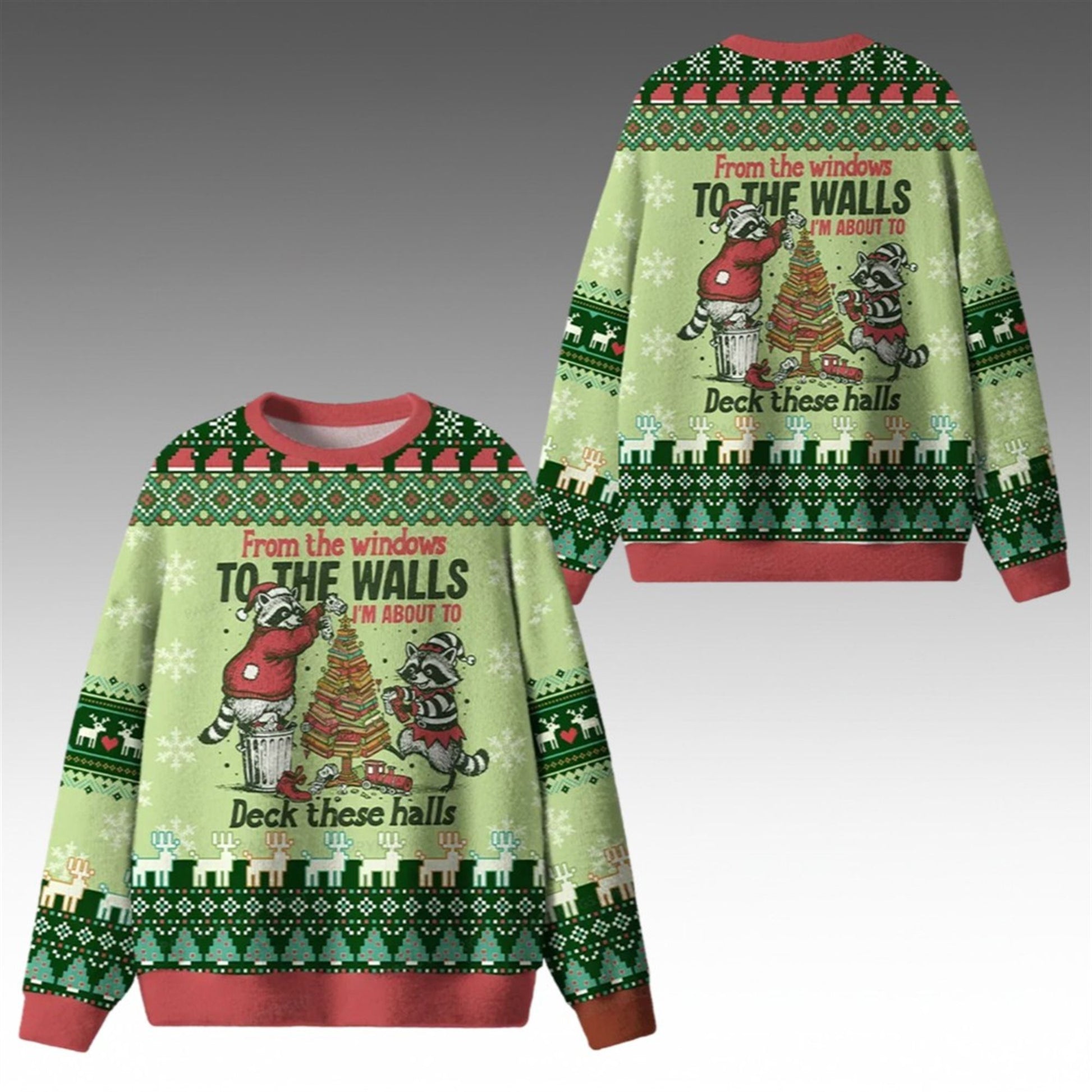 2026 Christmas I'm About To Deck These Halls Ugly Sweater - Moonbestprint
