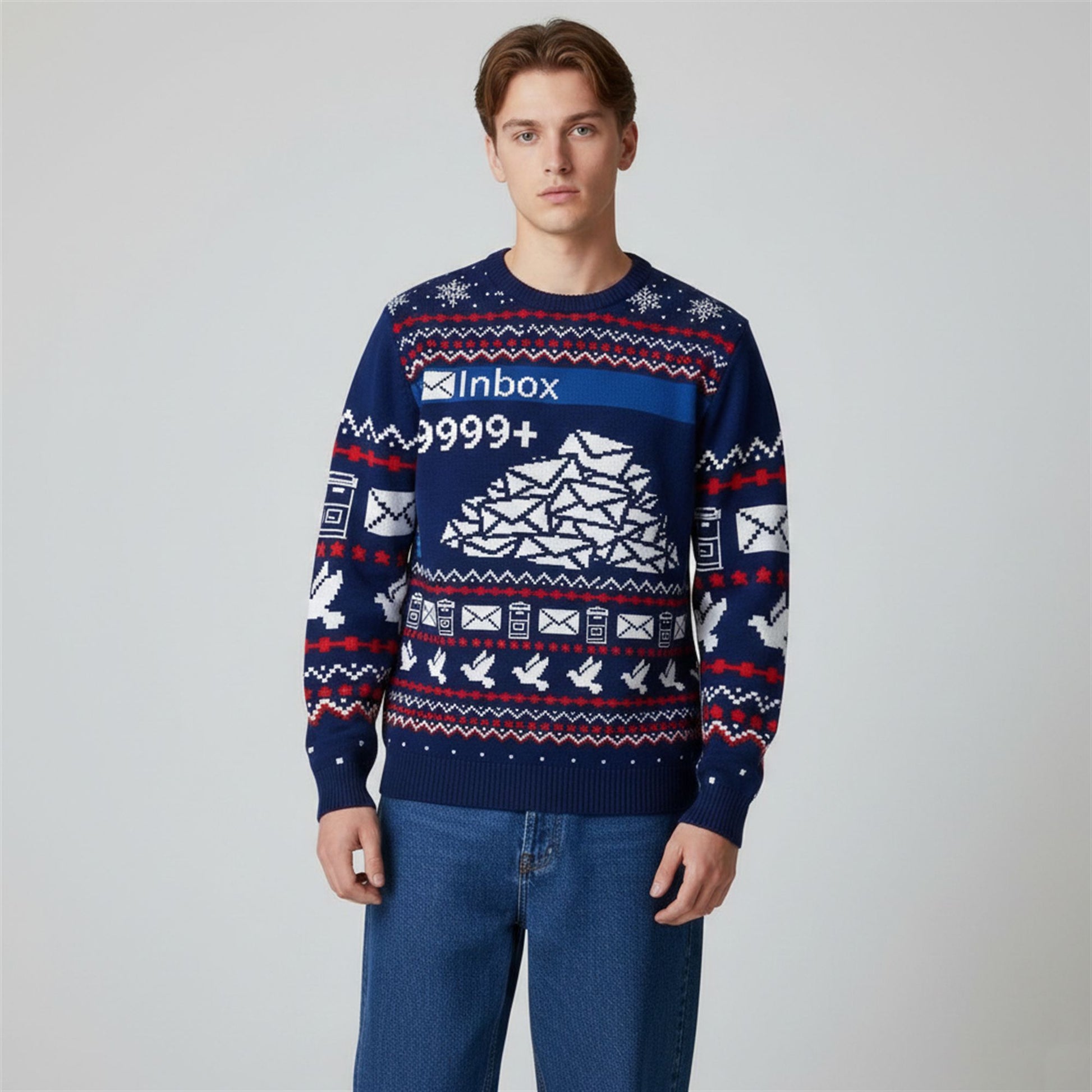 2026 Christmas Inbox 9999 Ugly Sweater - Moonbestprint