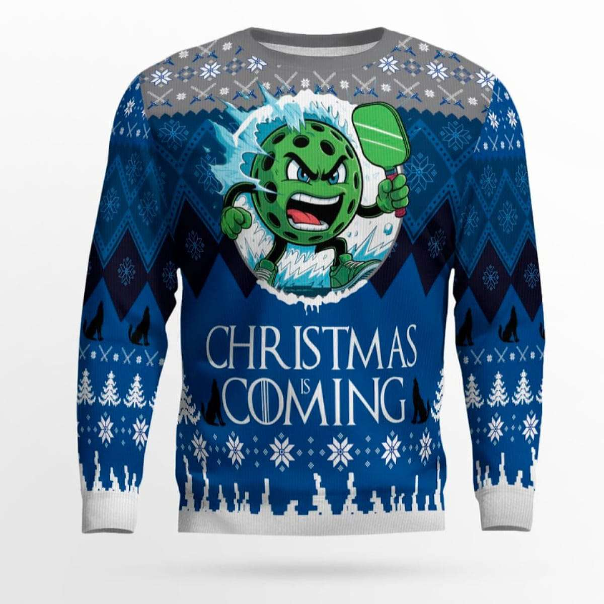2025 Christmas Is Coming Pickleball Ugly Sweater – Moonbestprint