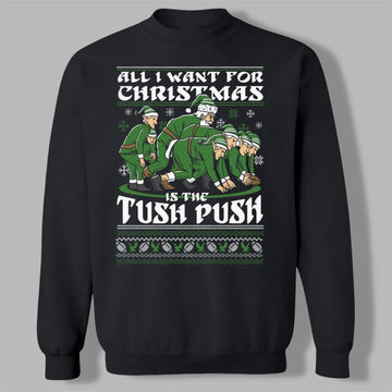 2026 Christmas Is The Tush Push Ugly Sweater - Moonbestprint