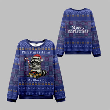 2026 Christmas Jams But Glock Don't Ugly Sweater - Moonbestprint