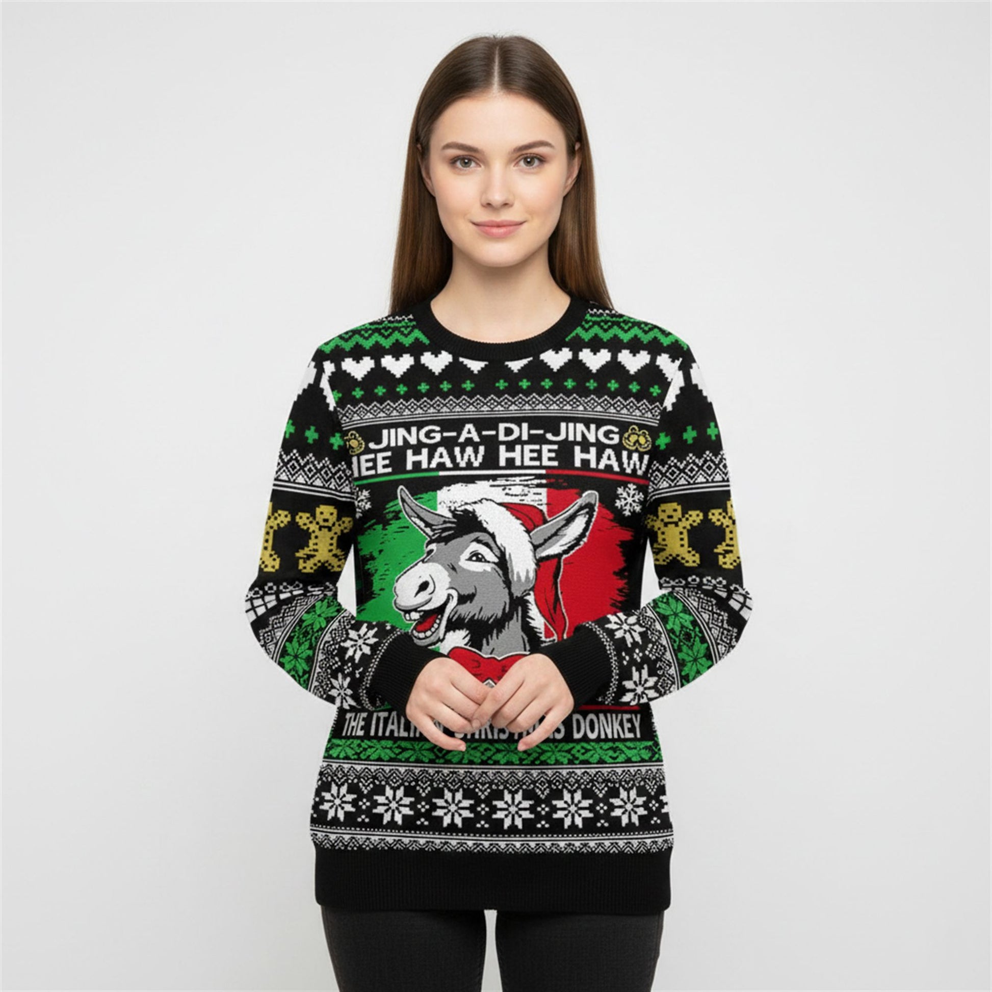 2026 Christmas Jing A Di Jing Hee Haw Ugly Sweater - Moonbestprint