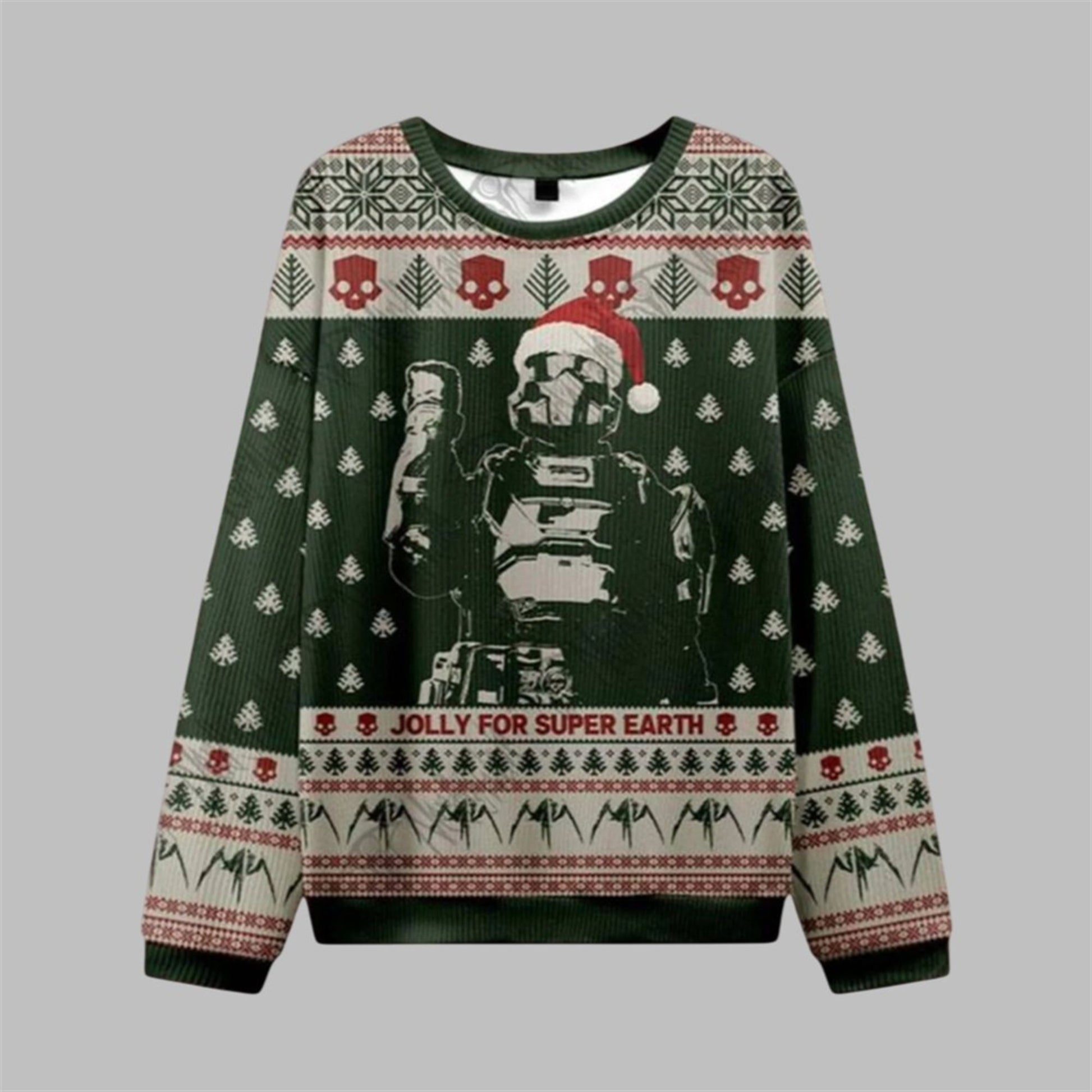 2026 Christmas Jolly for Super Earth Ugly Sweater - Moonbestprint