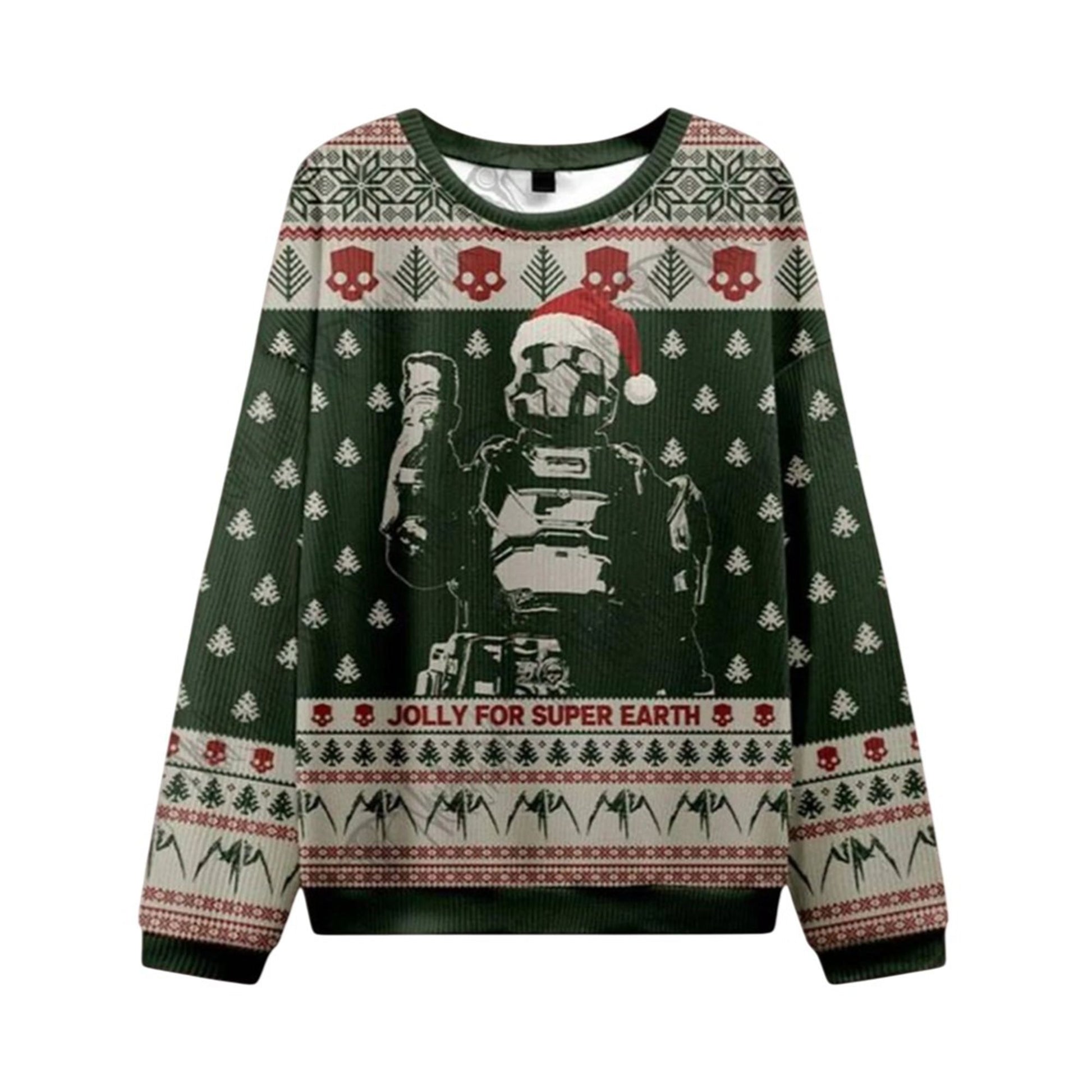 2026 Christmas Jolly for Super Earth Ugly Sweater - Moonbestprint