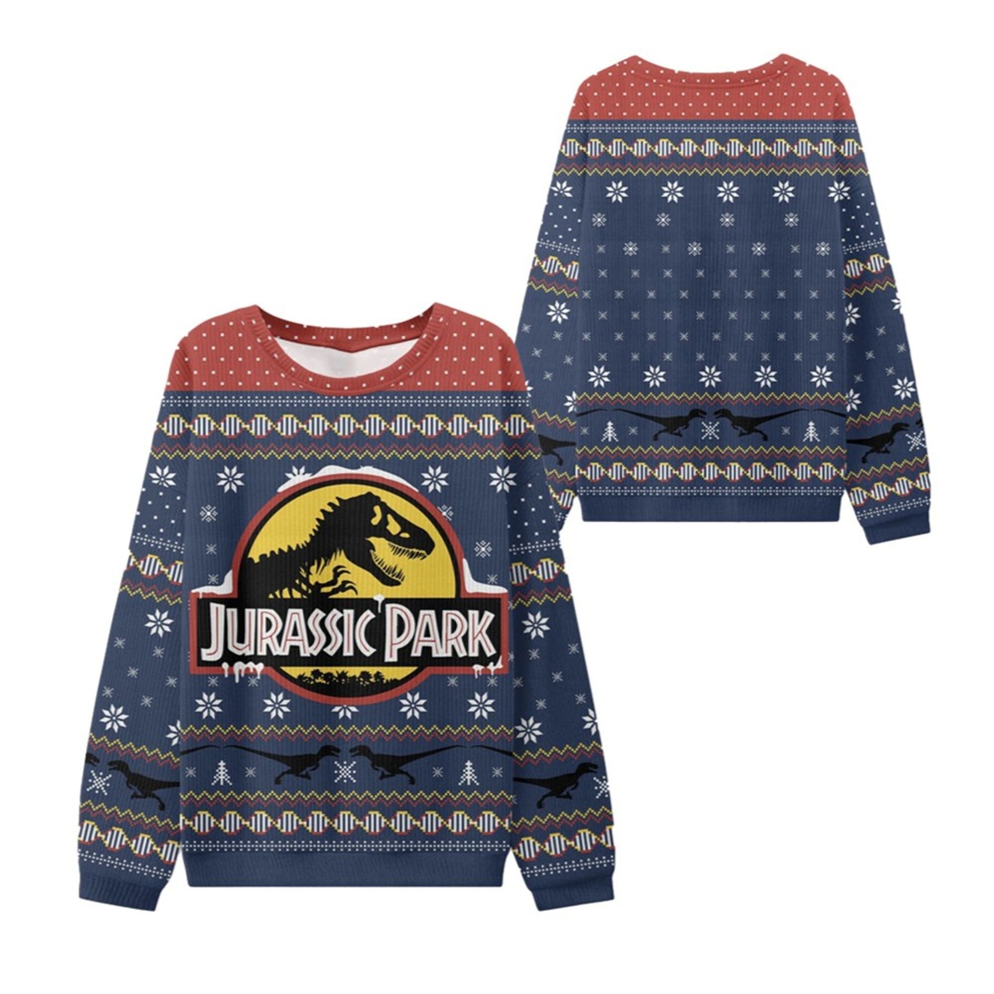 2026 Christmas Jurassic Park Ugly Sweater - Moonbestprint