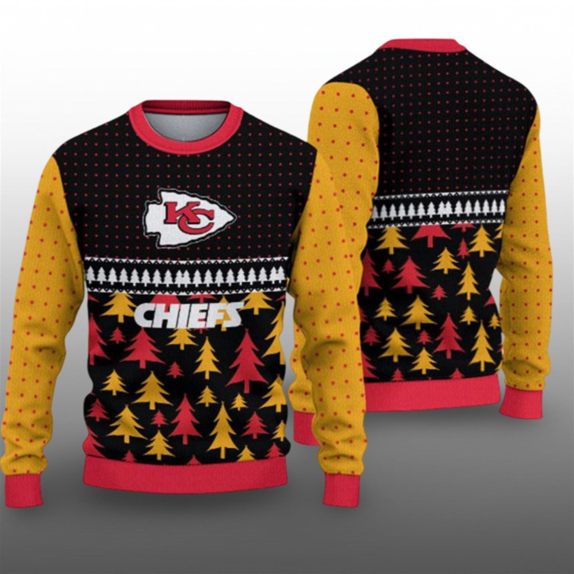 2026 Christmas KC Chiefs Ugly Sweater - Moonbestprint