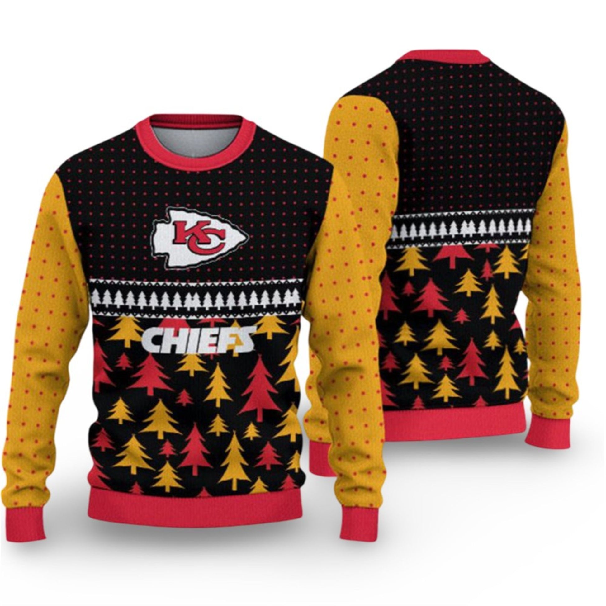 2026 Christmas KC Chiefs Ugly Sweater - Moonbestprint