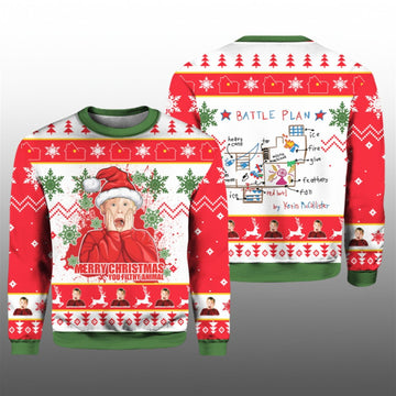 2026 Christmas Kevin McCallister Ugly Sweater - Moonbestprint