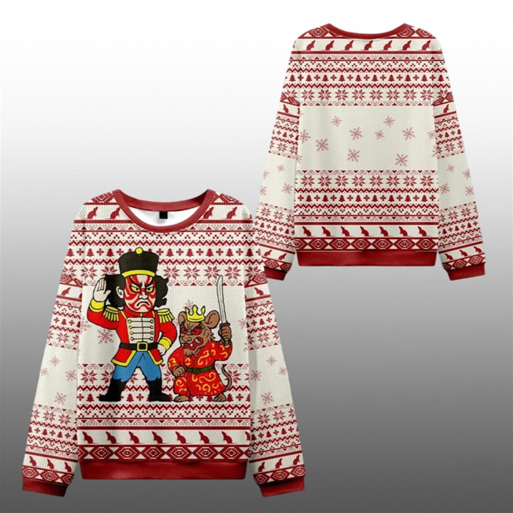 2026 Christmas Knight And His King Ugly Sweater - Moonbestprint