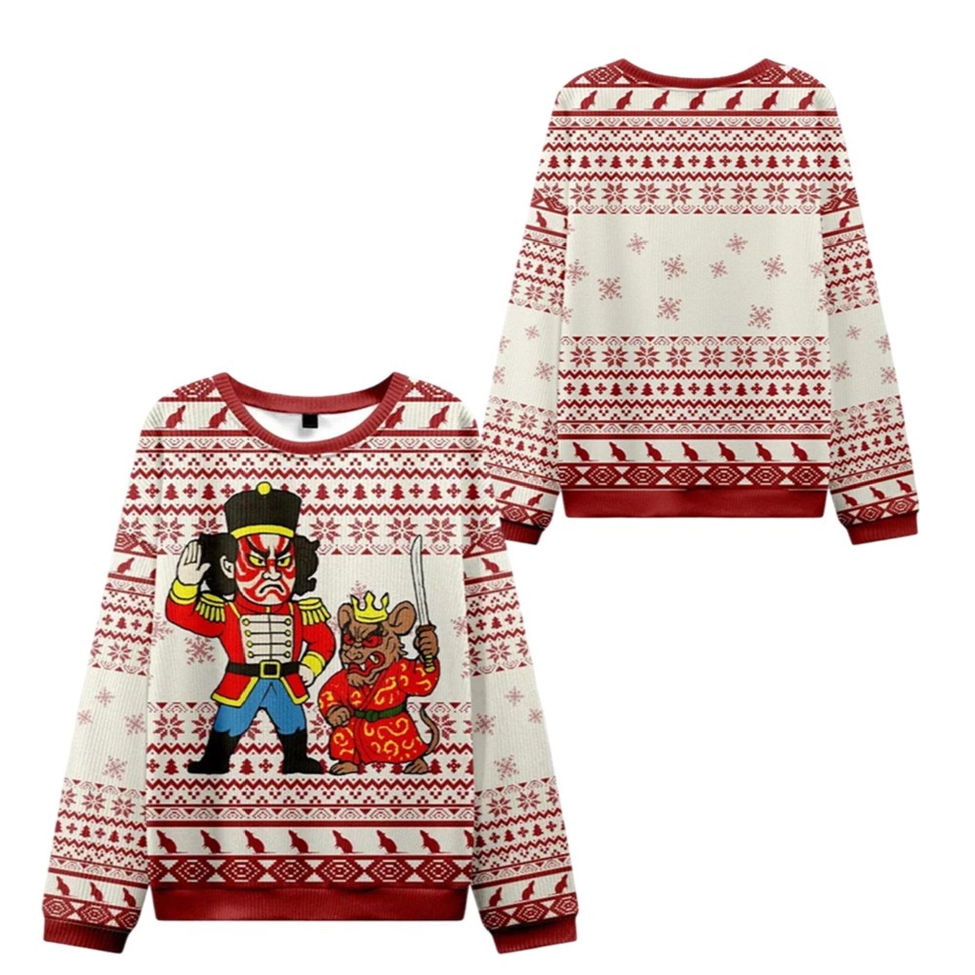 2026 Christmas Knight And His King Ugly Sweater - Moonbestprint