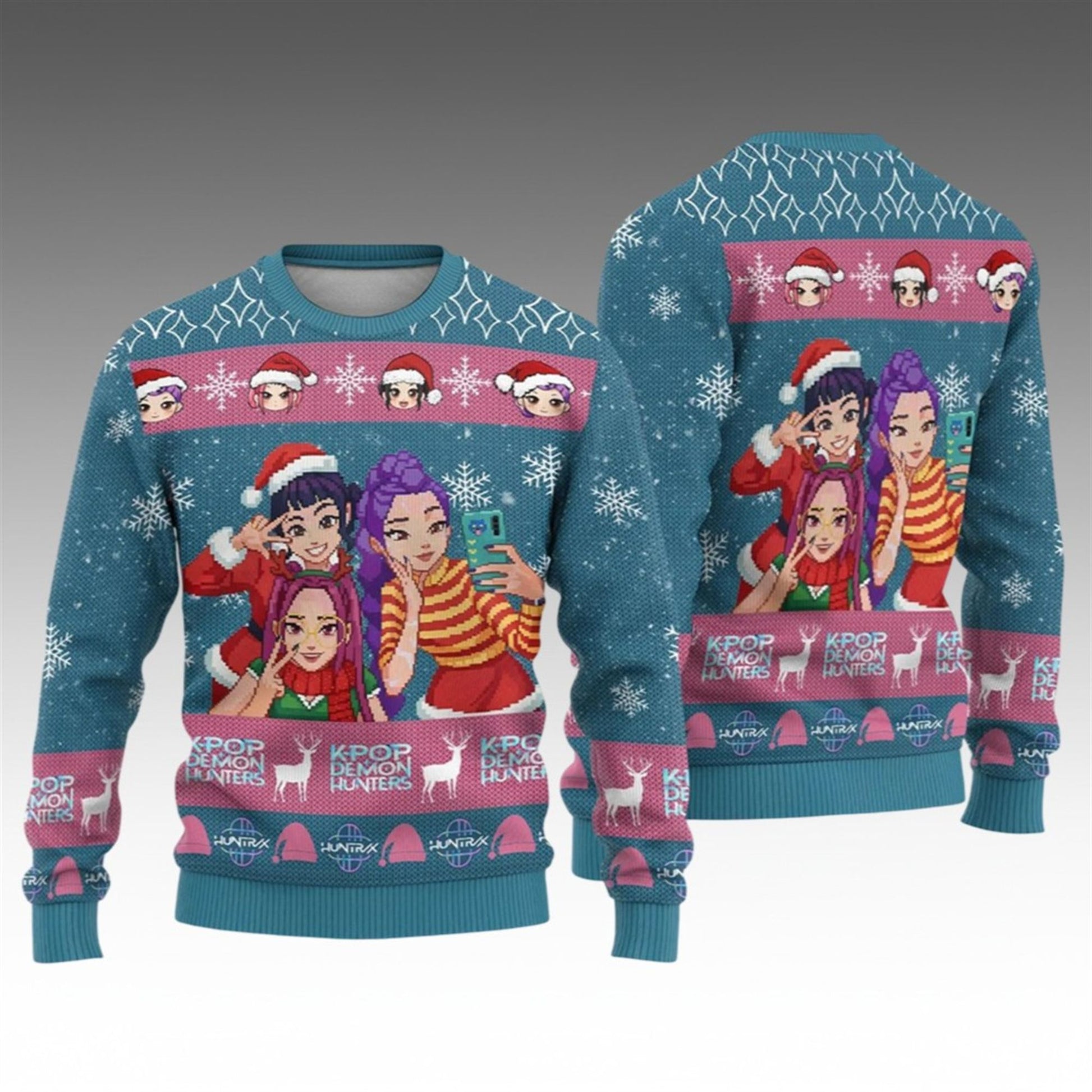 2026 Christmas Kpop Group Christmas Ugly Sweater - Moonbestprint