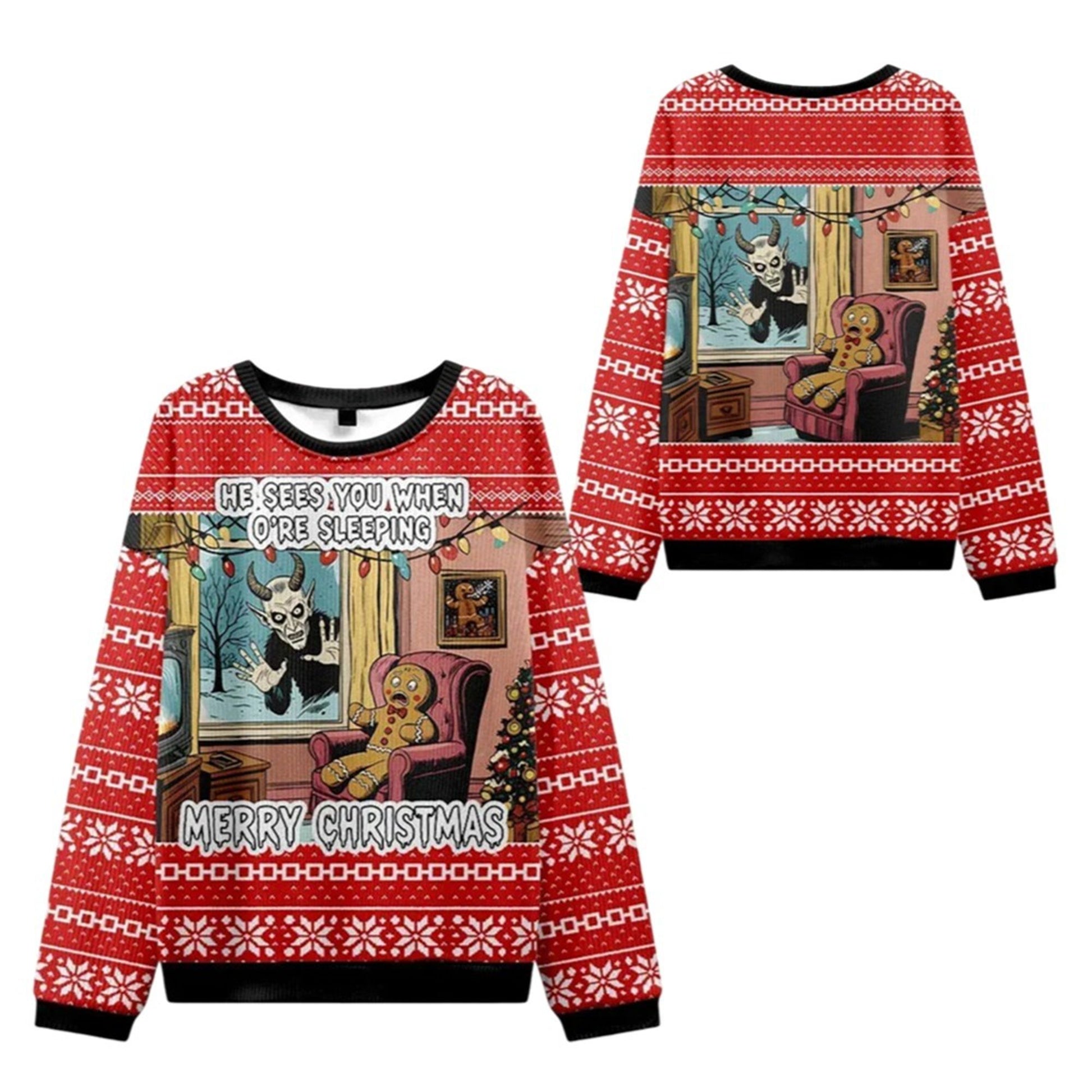 2026 Christmas Krampus Is Coming Ugly Sweater - Moonbestprint