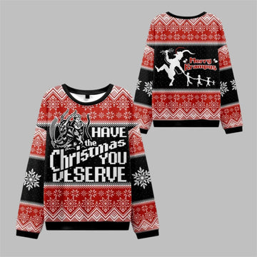 2026 Christmas Krampus Takes Children Ugly Sweater - Moonbestprint