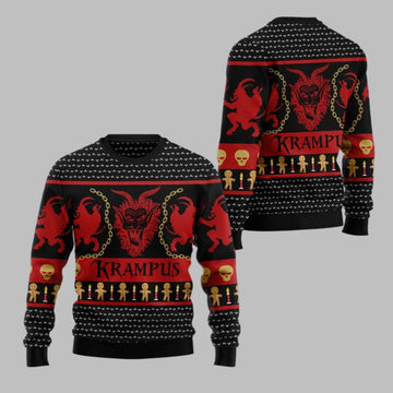 2026 Christmas Krampus Ugly Christmas Sweater - Moonbestprint
