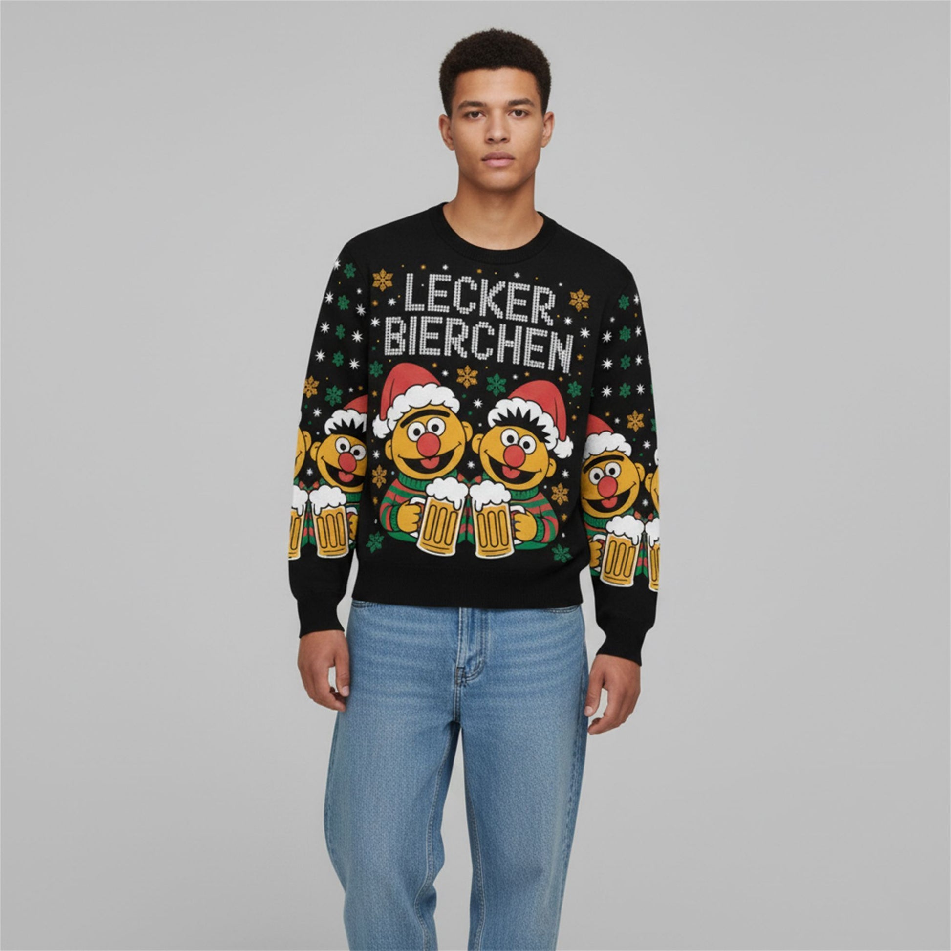 2026 Christmas Lecker Bierchen Ugly Sweater - Moonbestprint