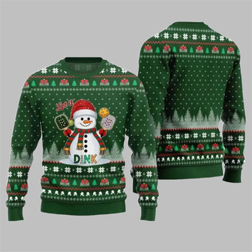 2026 Christmas Let It Dink Pickleball Ugly Sweater - Moonbestprint
