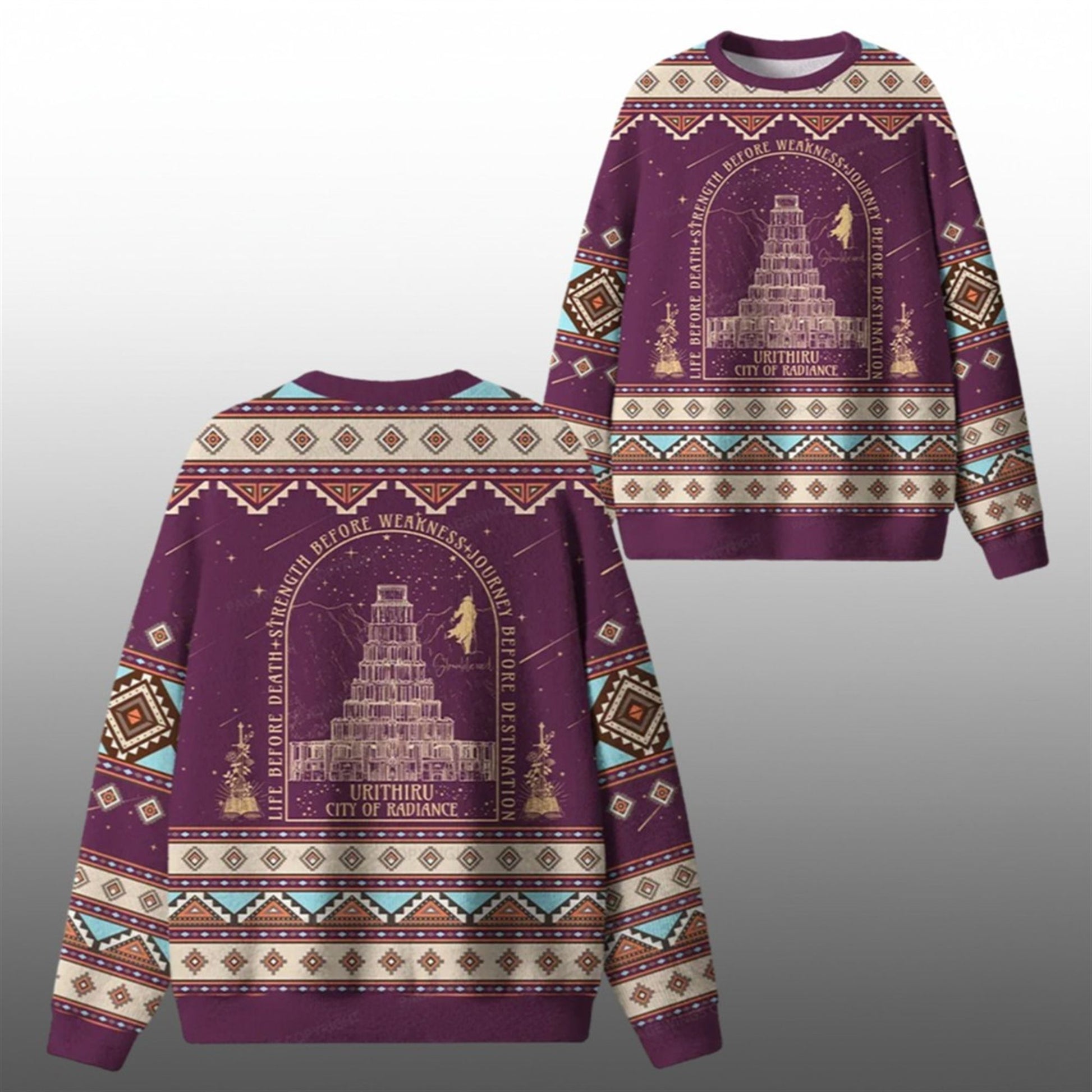 2026 Christmas Life Before Death Ugly Sweater - Moonbestprint