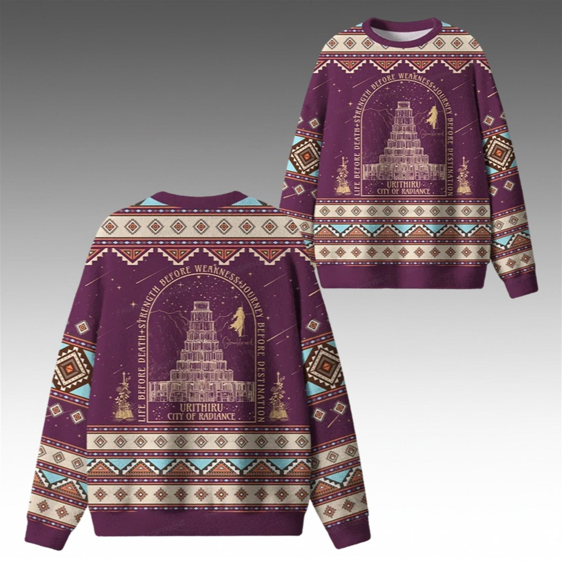 2026 Christmas Life Before Death Ugly Sweater - Moonbestprint