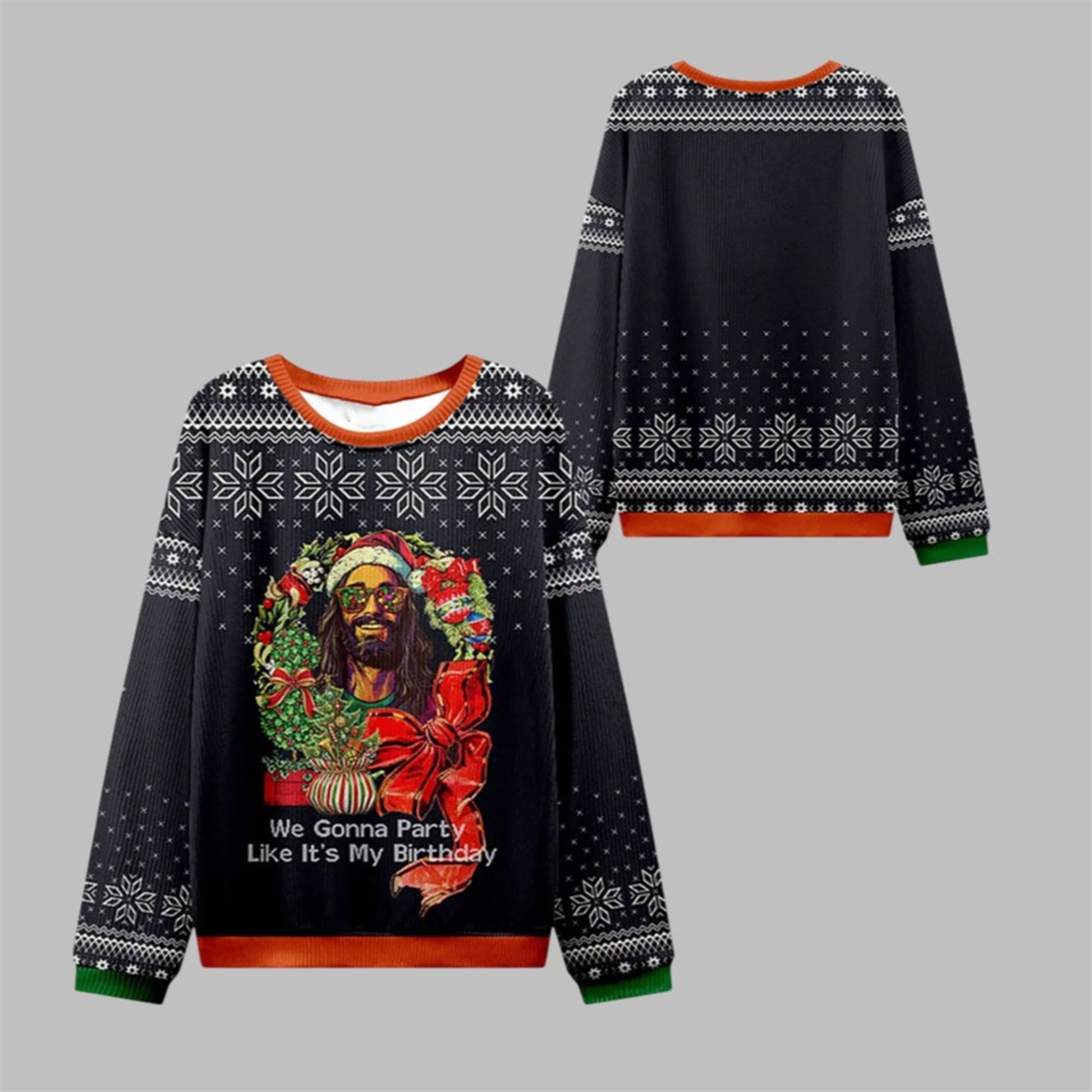 2026 Christmas Like It's My Birthday Ugly Sweater - Moonbestprint