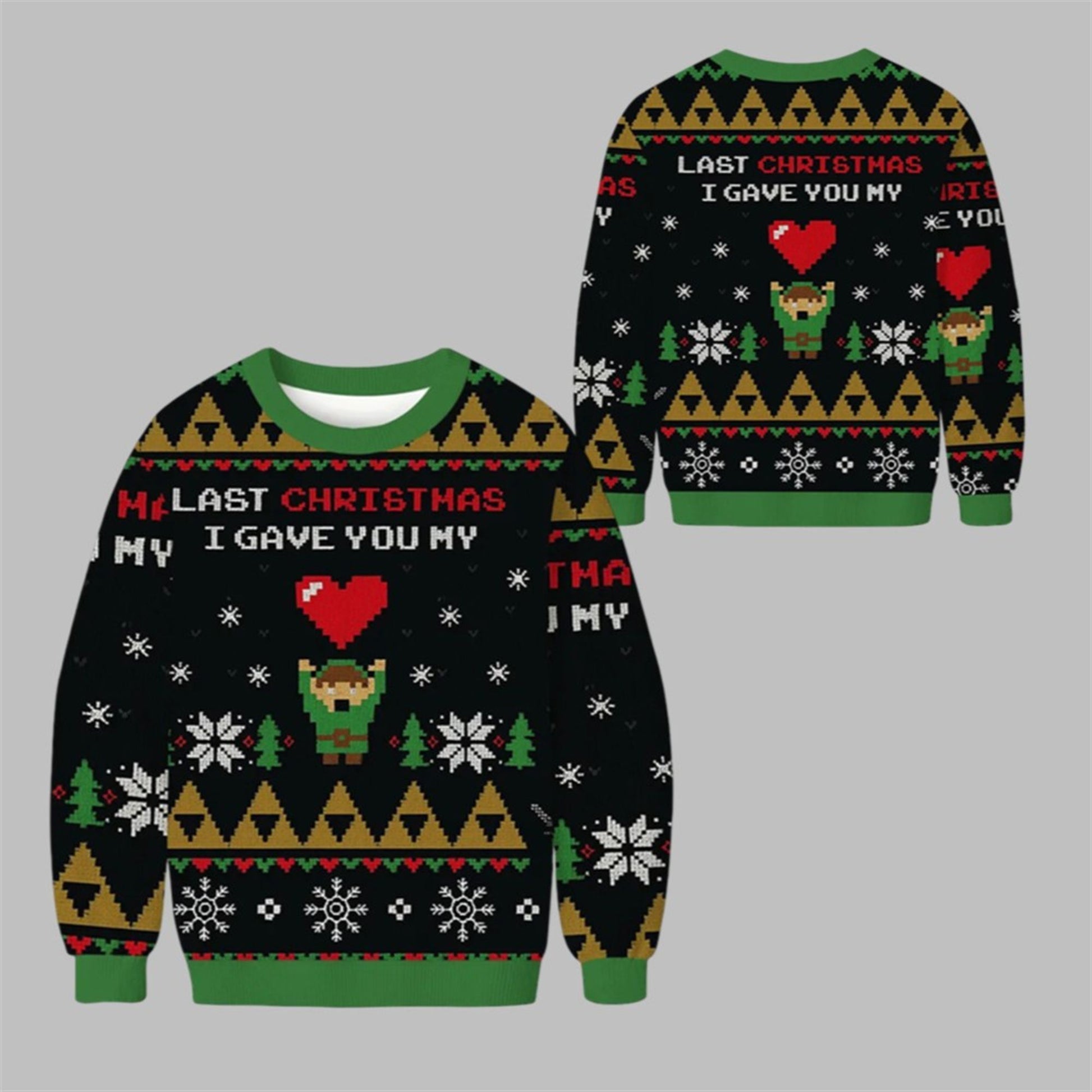 2026 Christmas Link To My Heart Zelda Ugly Sweater - Moonbestprint