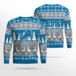 2025 Christmas Lions Reindeer Football Ugly Sweater – Moonbestprint