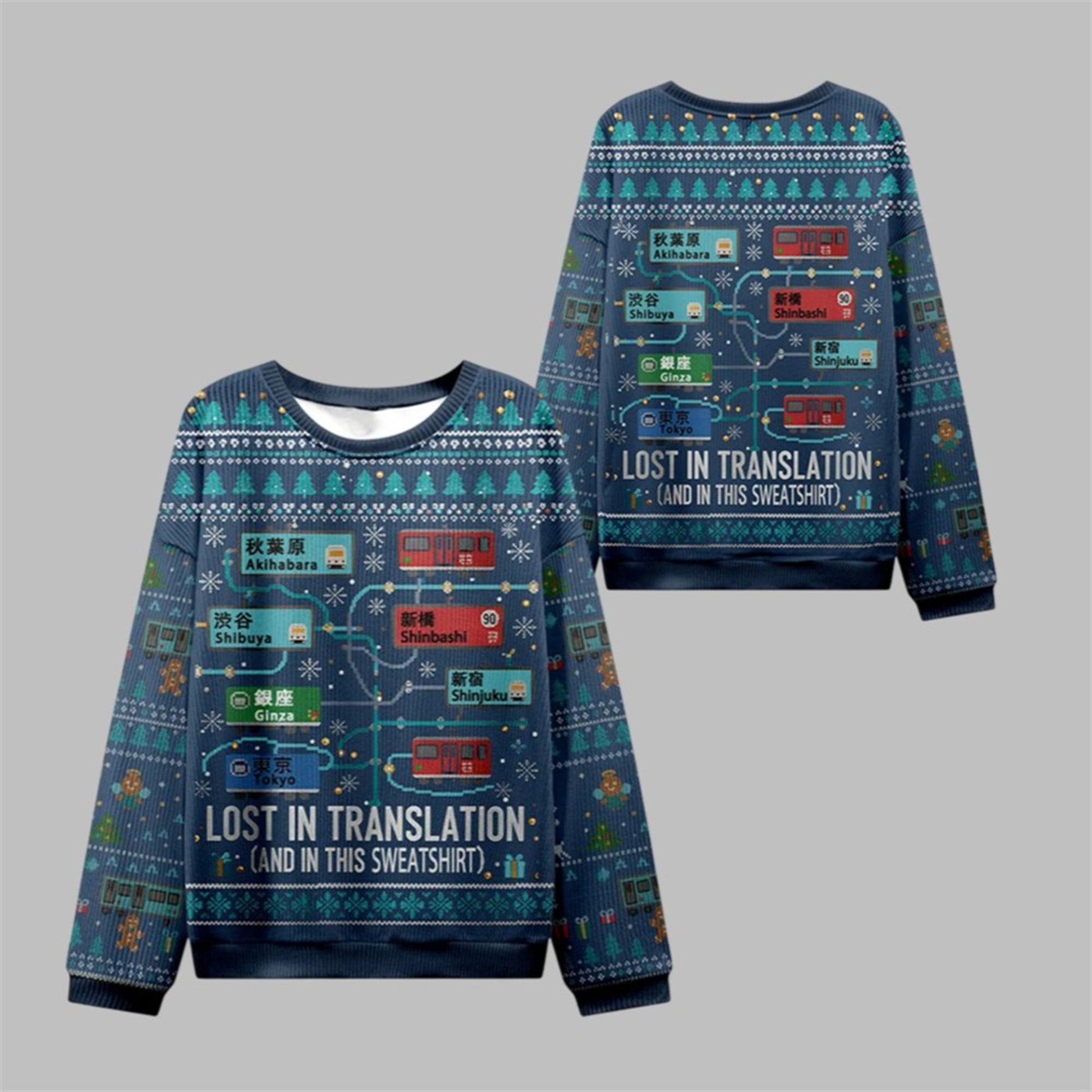 2026 Christmas Lost in Translation Ugly Sweater - Moonbestprint