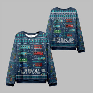 2026 Christmas Lost in Translation Ugly Sweater - Moonbestprint