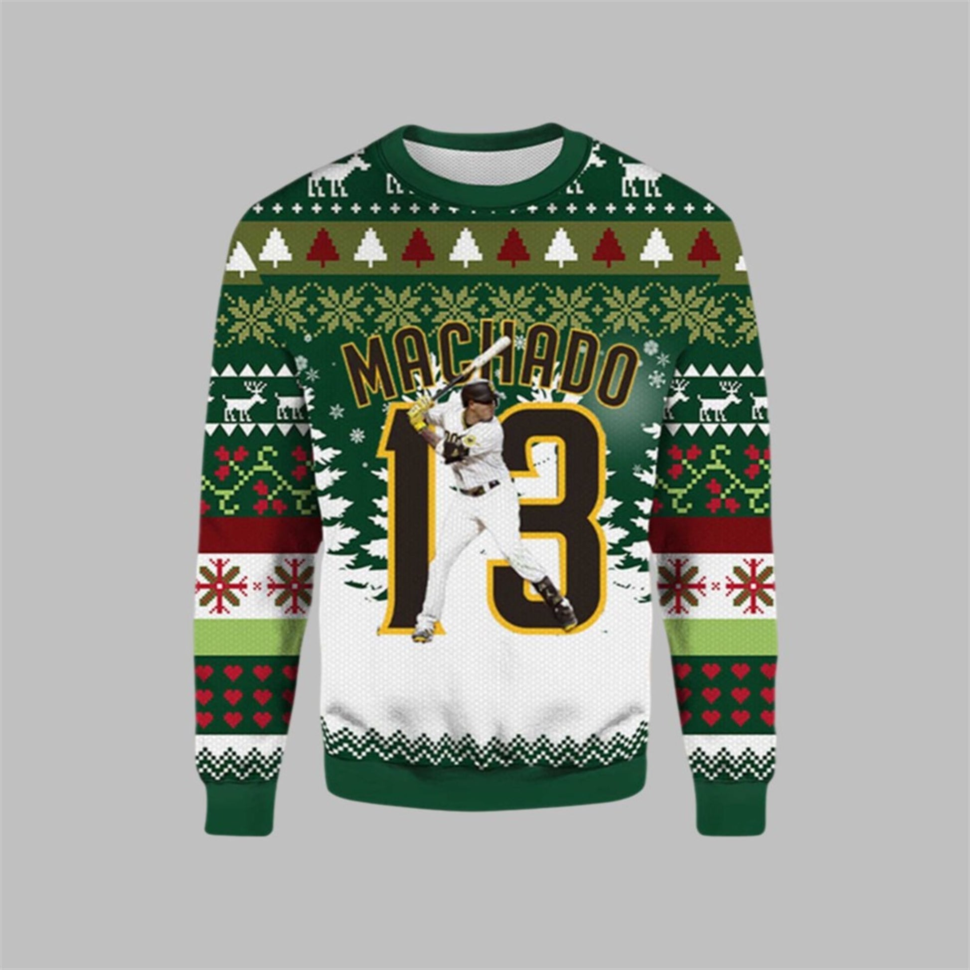 2026 Christmas Machado Padres Ugly Sweater - Moonbestprint