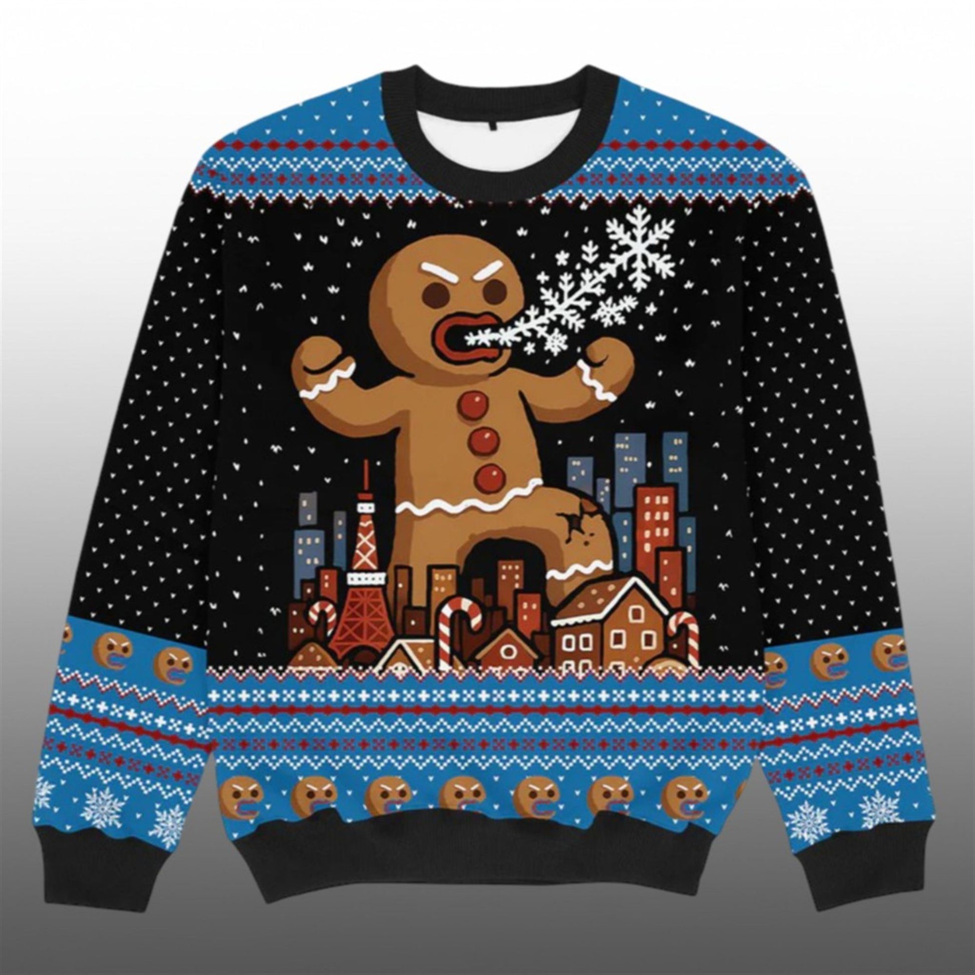 2026 Christmas Mad Gingerbread Ugly Sweater - Moonbestprint
