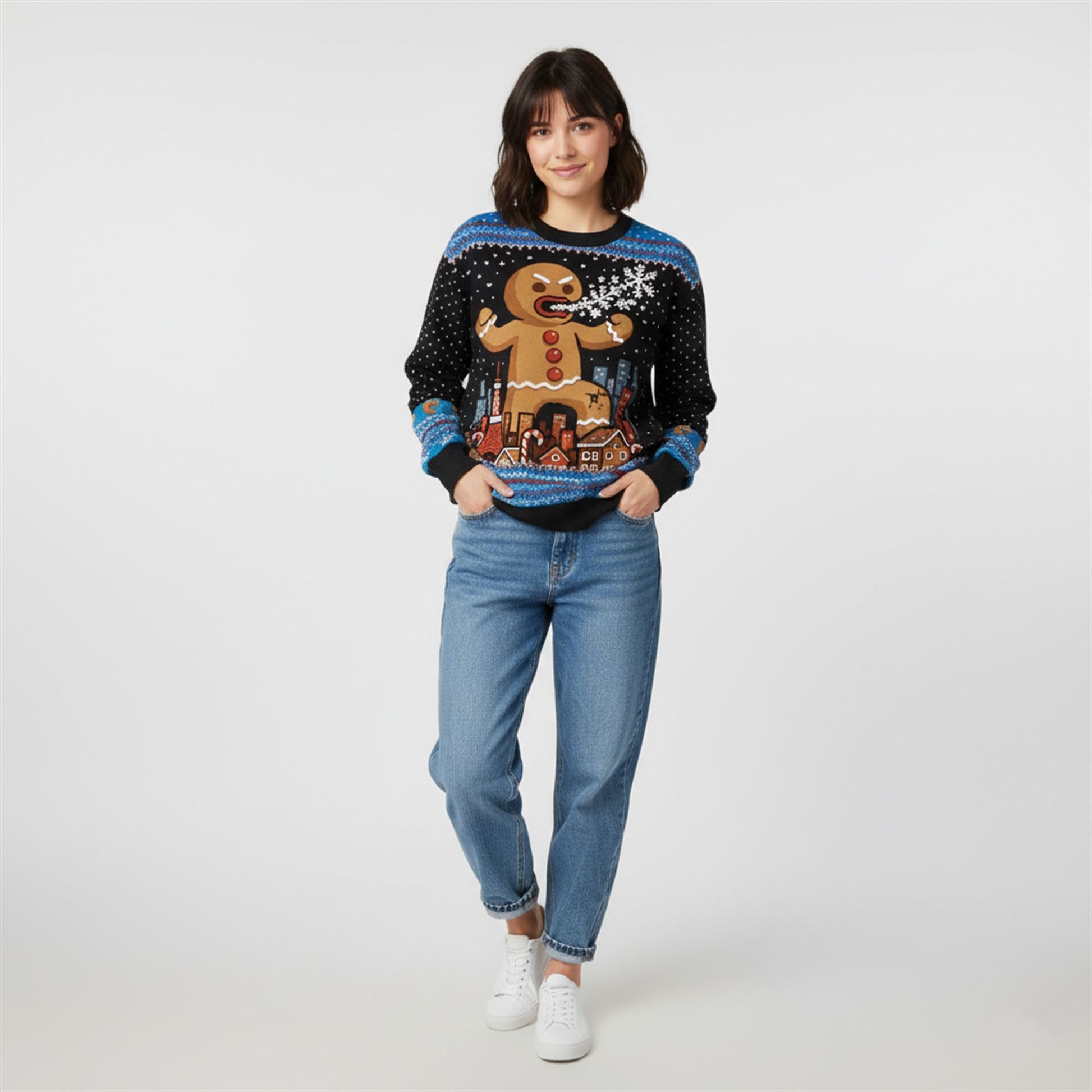 2026 Christmas Mad Gingerbread Ugly Sweater - Moonbestprint
