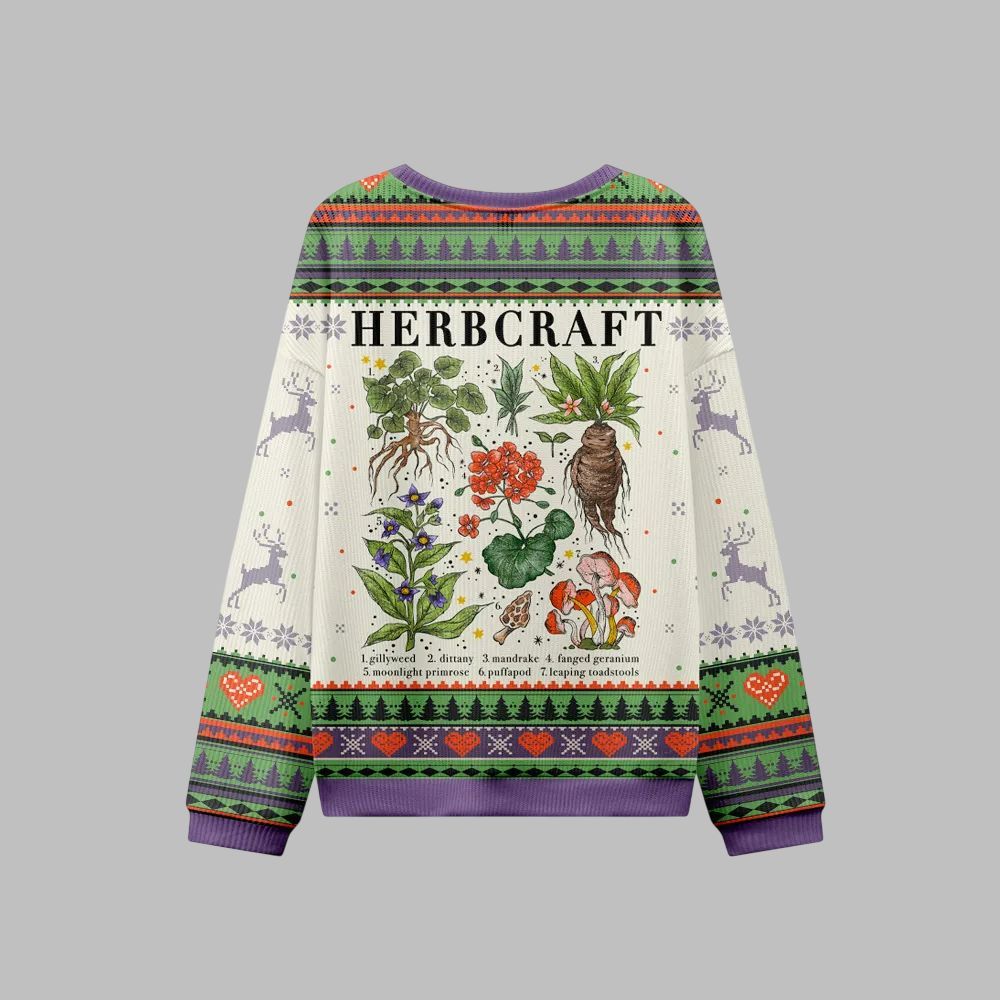 2026 Christmas Magical Herbcraft Ugly Christmas Sweater - Moonbestprint